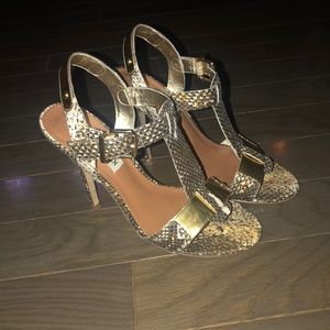 Steve Madden Snakeskin Sandals